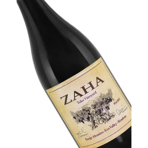 Zaha 2022 Malbec, Toko Vineyard, Mendoza, Argentina