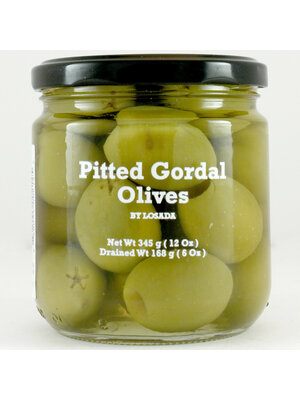 Losada Pitted Gordal Olives 12oz Jar, Spain