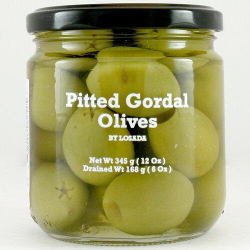 Losada Pitted Gordal Olives 12oz Jar, Spain