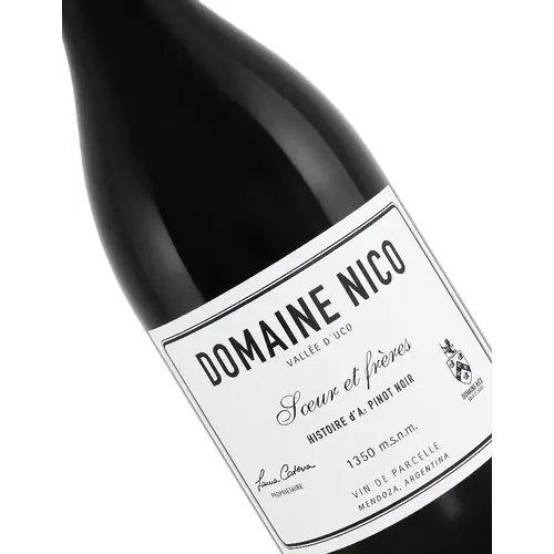 Domaine Nico 2022 Pinot Noir "Soeur et Freres", Mendoza, Argentina