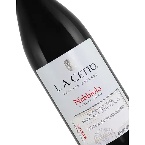 L.A. Cetto 2019 Nebbiolo Private Reserve, Valle De Guadalupe, Baja California, Mexico