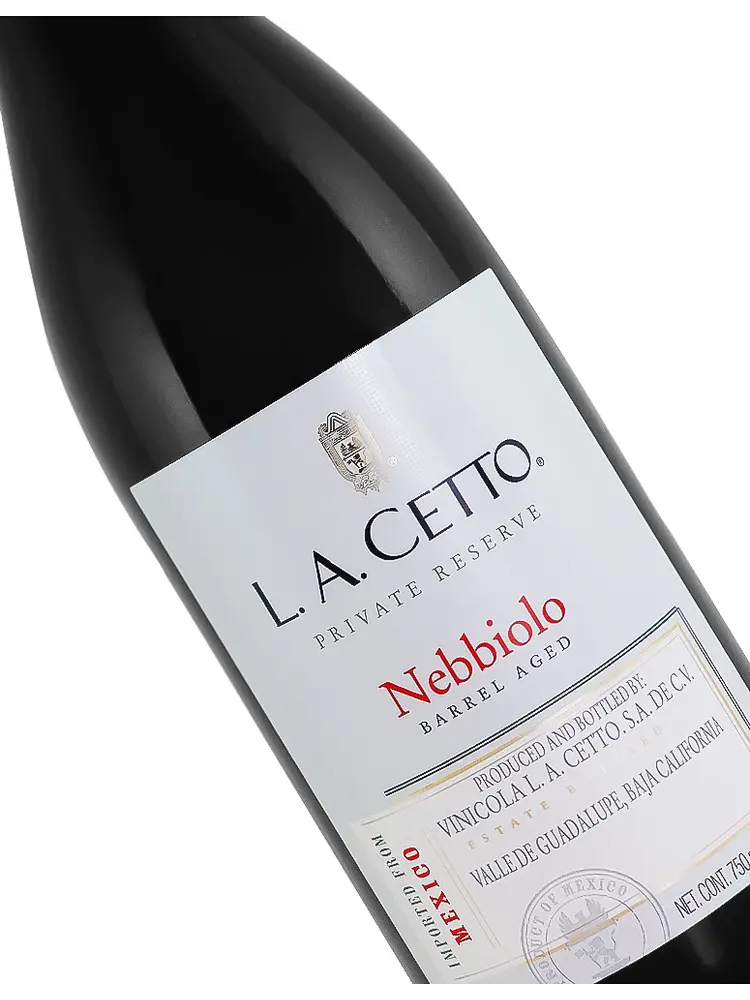 L.A. Cetto 2019 Nebbiolo Private Reserve, Valle De Guadalupe, Baja California, Mexico