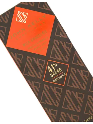 John Kelly Milk Chocolate Roasted Almonds & French Grey Sea Salt 41% Cacao 2.3oz Bar, Los Angeles, California