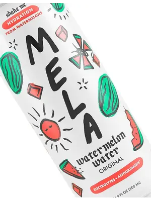 Mela "Original Watermelon" Water 16.9oz Can, Vietnam
