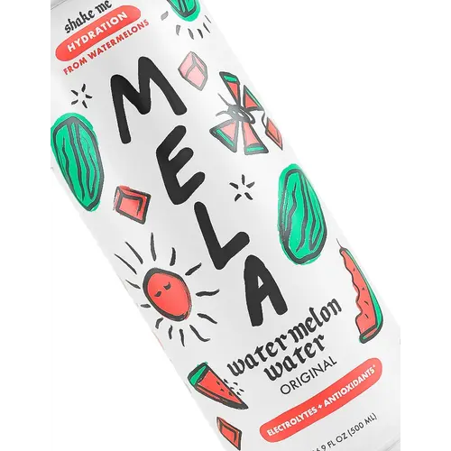 Mela "Original Watermelon" Water 16.9oz Can, Vietnam