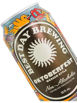 Best Day Brewing "Oktoberfest" Marzen Style Non-Alcoholic 12oz Can - Sausalito, CA