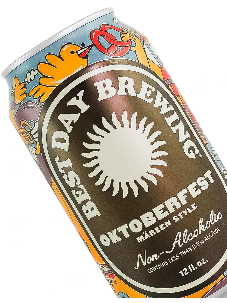 Best Day Brewing "Oktoberfest" Marzen Style Non-Alcoholic 12oz Can - Sausalito, CA