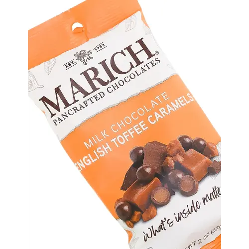 Marich English Toffee Caramels 2oz Bag, Hollister, California