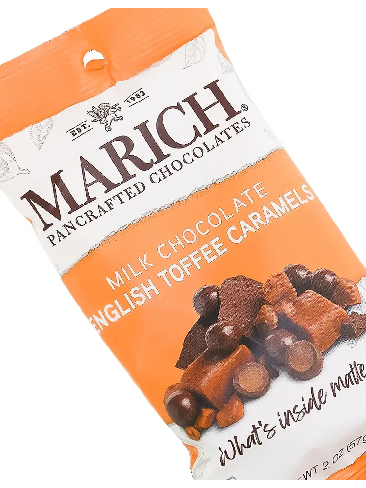 Marich English Toffee Caramels 2oz Bag, Hollister, California