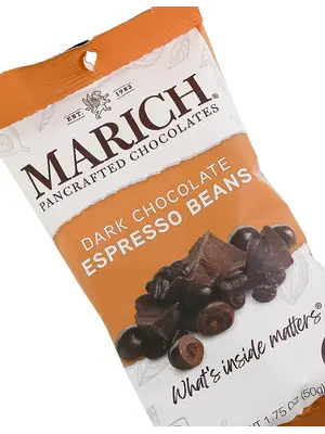 Marich Dark Chocolate Espresso Beans 1.76oz Bag, Hollister, California