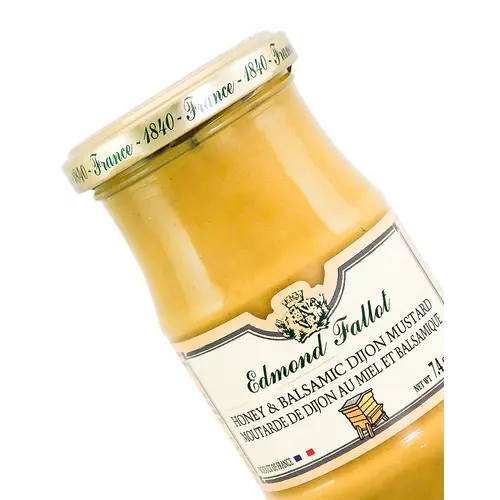 Edmond Fallot Honey Balsamic Mustard 7.4oz Jar, France