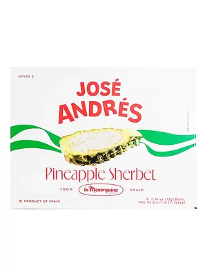 Jose Andres "Pineapple" Sherbet 2 Pack 2.54oz, Spain