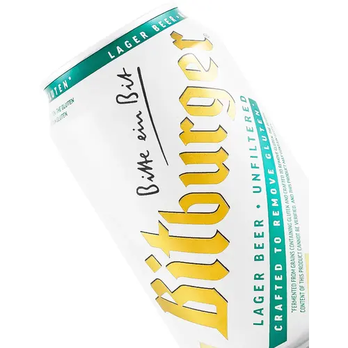Bitburger "Gluten-Reduced" Lager 11.2oz Can - Germany