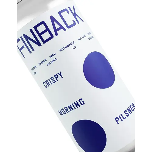 Finback Brewery "Crispy Morning" Pilsner 16oz Can - Queens, NY