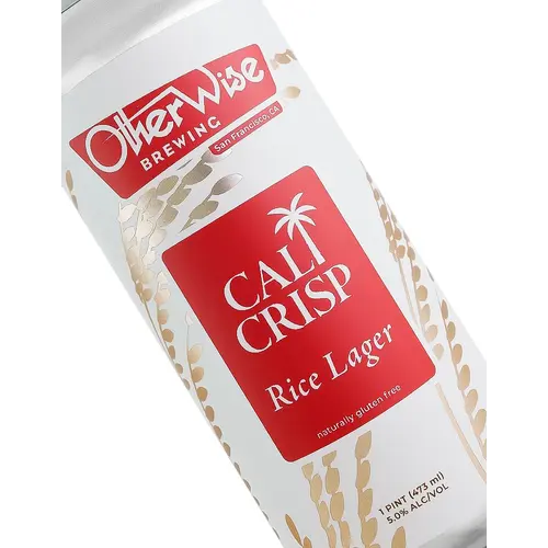 Otherwise Brewing "Cali Crisp" Rice Lager 16oz Can - San Francisco, CA