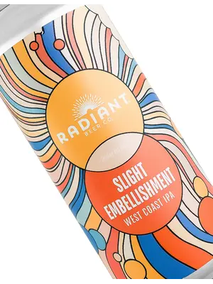 Radiant Beer "Slight Embellishment" West Coast IPA 16oz Can - Anaheim, CA