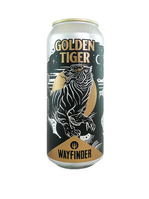 Wayfinder Beer/Heater Allen/Bierstadt Lagerhaus "Golden Tiger" Czech-Style Amber Lager 16oz Can - Portland, OR
