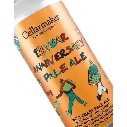 Cellarmaker Brewing "13 Year Anniversary Pale Ale" West Coast Pale Ale 16oz Can - Oakland, CA