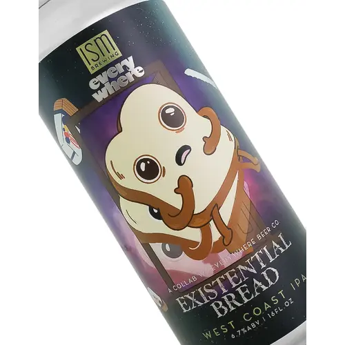 ISM Brewing/Everywhere Beer "Existential Bread" West Coast IPA 16oz Can - Long Beach, CA