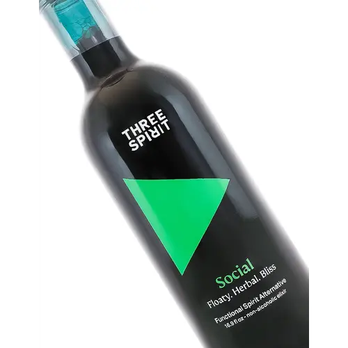 Three Spirit "Social" Non-Alcoholic Elixir 16.9oz Bottle, New York