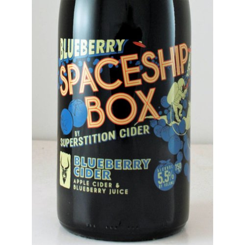 Superstition Cider "Blueberry Spaceship Box" 750ml bottle - Prescott, AZ