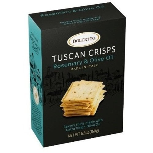 Dolcetto Tuscan Crisps Rosemary & Olive Oil, 5.3 oz