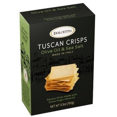 Dolcetto Tuscan Crisps Olive Oil & Sea Salt Dolcetto Tuscan Crisps Olive Oil & Sea Salt