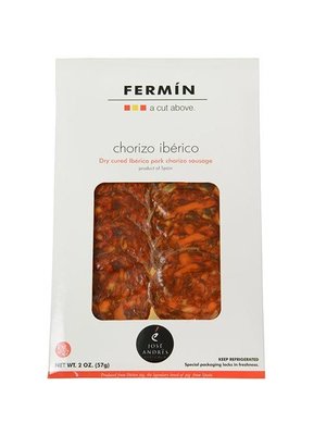 Fermin Chorizo Iberico, Iberico Pork Dry Cured Chorizo Sausage, Spain, 2 oz.