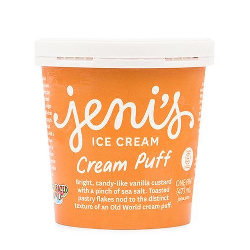 Jeni's Cream Puff Ice Cream Pint, Ohio Jeni's Cream Puff Ice Cream Pint, Ohio