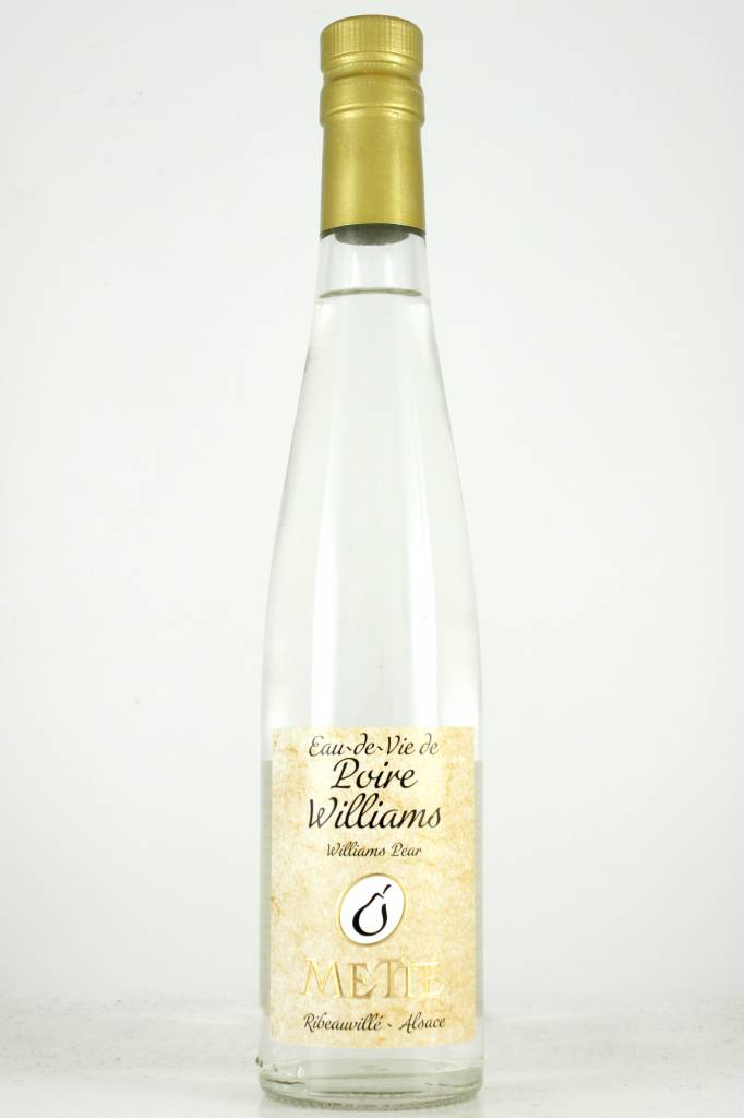 Mette Poire Williams Eau De Vie De Ribeauville Alsace Half Bottle