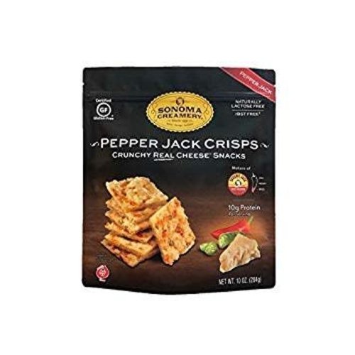 Sonoma Creamery Pepper Jack Crisps 2.25oz Bag, Sonoma, California