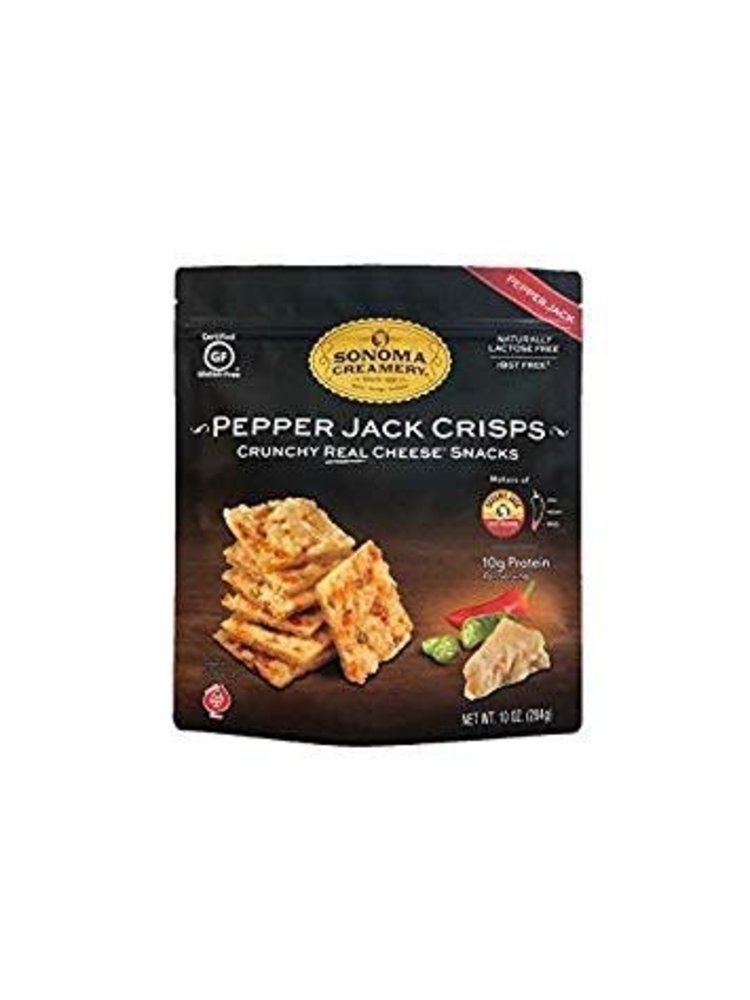 Sonoma Creamery Pepper Jack Crisps 2.25oz Bag, Sonoma, California
