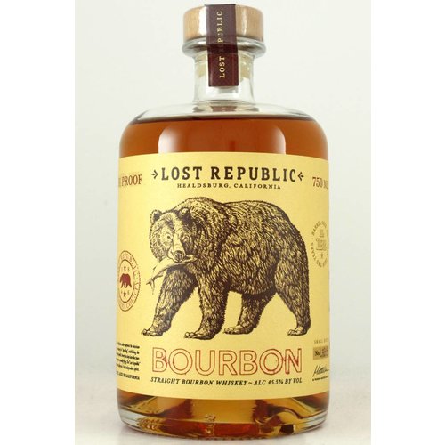 Lost Republic Straight Bourbon Whiskey, Sonoma County