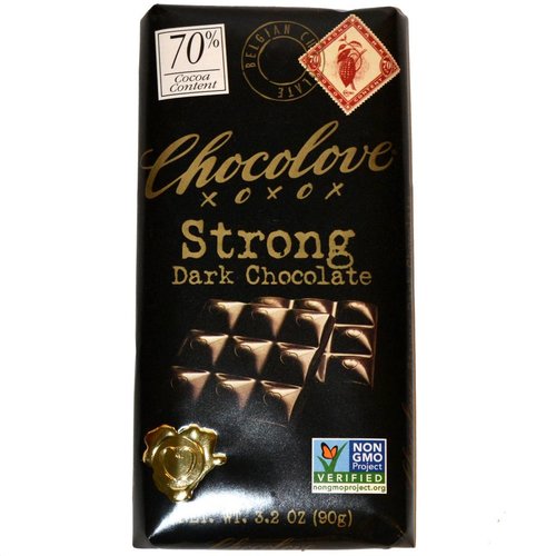 Chocolove 70% Strong Dark Chocolate Bar, Boulder