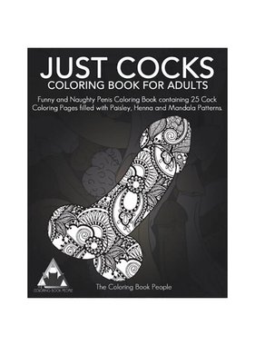 Adult Colouring Book: Just Cocks