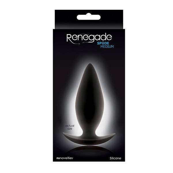 NS Novelties Renegade Spades Black Plugs