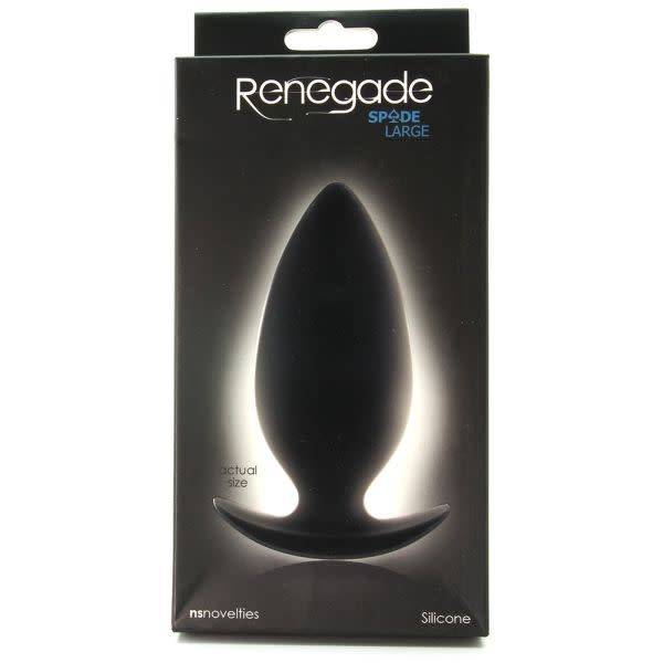 NS Novelties Renegade Spades Black Plugs