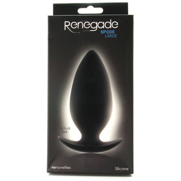 NS Novelties Renegade Spades Black Plugs