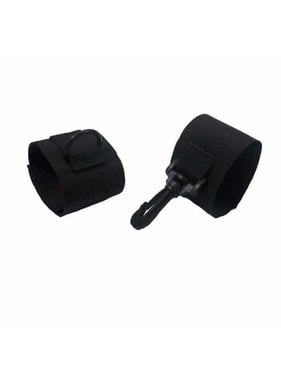 Premium Products Basic Black Velcro Wrist Cuffs