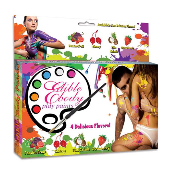 Hott Products Edible Body Play Paints