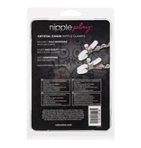 Cal Exotics nipple play Crystal Chain Nipple Clamps (White)