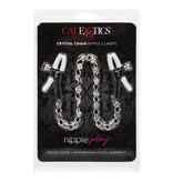 Cal Exotics nipple play Crystal Chain Nipple Clamps (White)