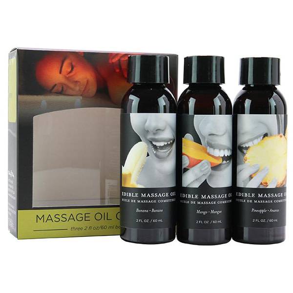 Earthly Body Earthly Body Edible Massage Oil Gift Set (Tropical)