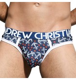 Andrew Christian Menswear Anchor Mesh Brief w/ Almost Naked (Extra Small)