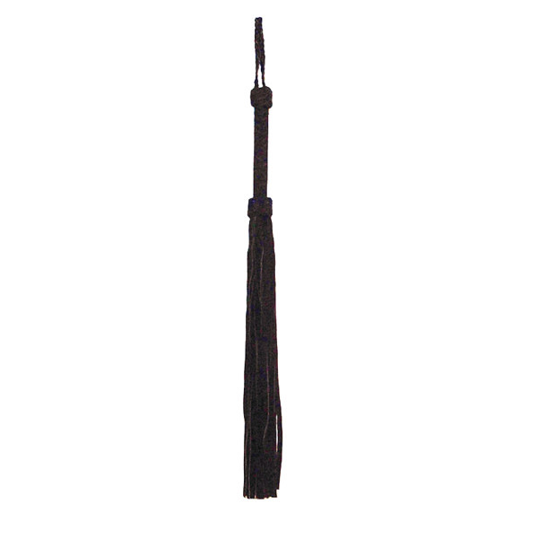Fetissimo 30" Suede Flogger with Black Suede Tails