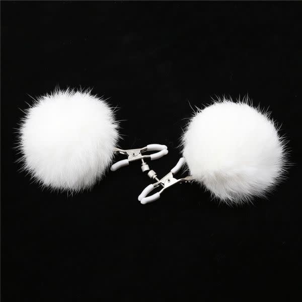 Premium Products Premium Furry Ball Nipple Clamps