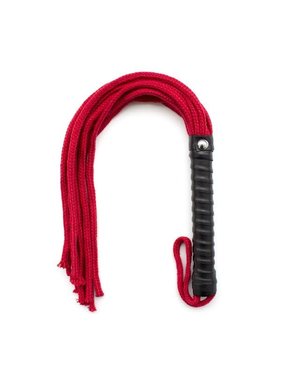 Premium Products Red Cotton Rope Flogger