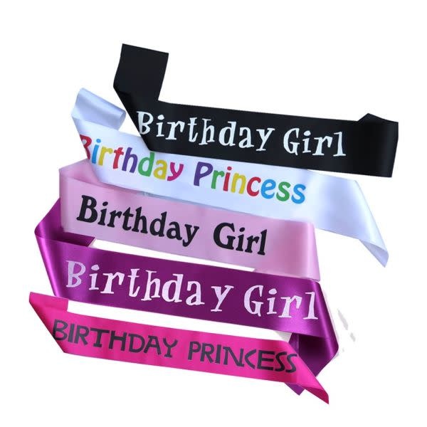 Premium Products Birthday Sash (assorted styles)