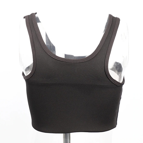 Chest Binder Elastic Band Colors Chest Binder Tank Top Compression Bra  Chest Binder Athletic Sports Bra (Color : Black, Size : Small) at   Women's Clothing store