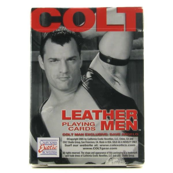 Cal Exotics Colt Leather Men Playing Cards